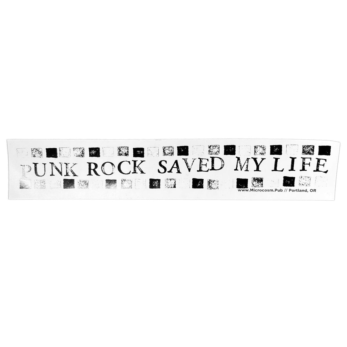 Too Fast | Punk Rock Saved My Life Vinyl Sticker