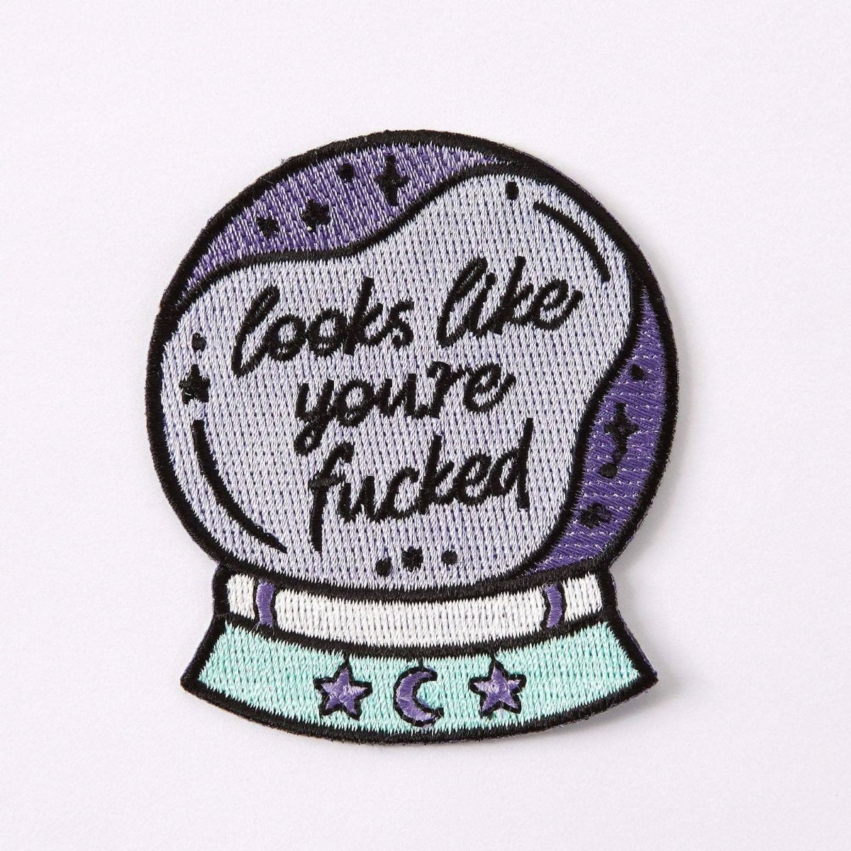 Too Fast | Punky Pins | Looks Like You&#39;re F&#39;ed Iron On Patch