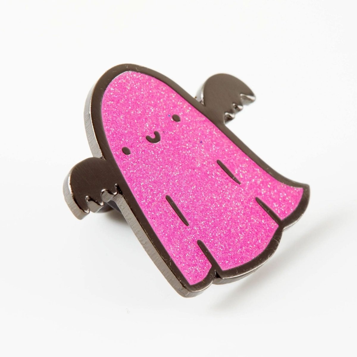 Too Fast | Punky Pins | Pink Glitter Sparkle Ghost Enamel Pin