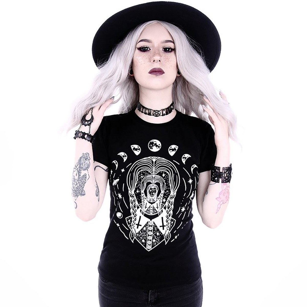 Too Fast | Restyle | Trippin Wednesday Addams T Shirt