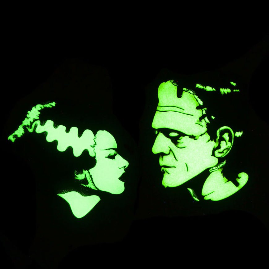 Too Fast | Rock Rebel | Bride of Frankenstein &amp; Frankenstein Enamel Pin Set