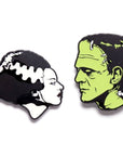 Too Fast | Rock Rebel | Bride of Frankenstein & Frankenstein Enamel Pin Set