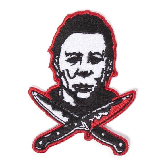 Too Fast | Rock Rebel | Halloween Michael Myers Knives Embroidered Patch