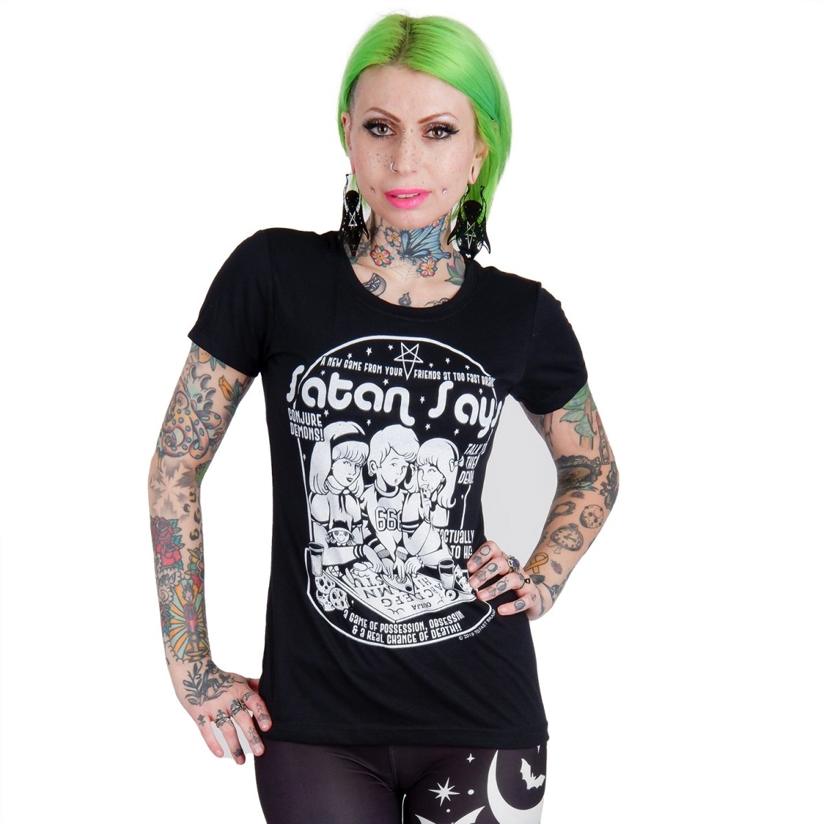 Too Fast | Satan Says Womens Graphic T Shirt