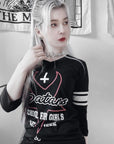 Too Fast | Satan's School For Girls Football T Shirt
