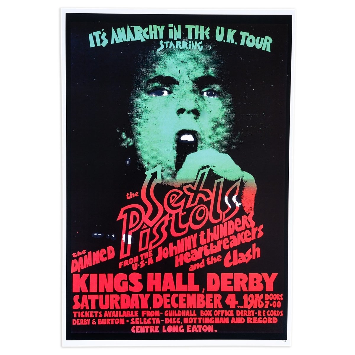Too Fast | Sex Pistols 1976 Concert Poster