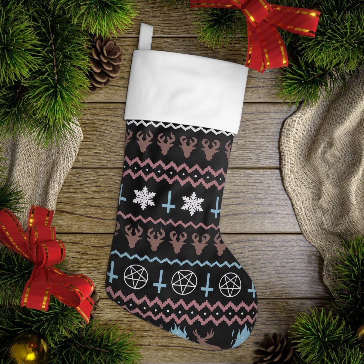 Too Fast | Silent Night Unholy Night Holiday Christmas Stocking