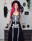 Too Fast | Skeleton Magick Maxi Dress
