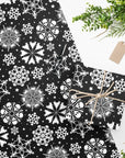 Too Fast | Skull-flake Snowflake Christmas Gift Wrapping Paper