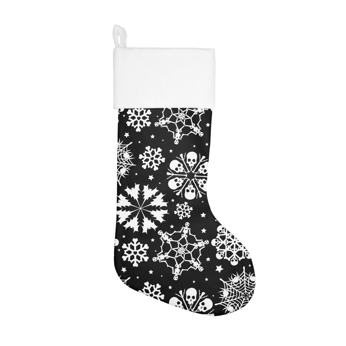 Too Fast | Skull Snowflake Holiday Christmas Stocking