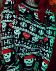 Too Fast | Skulls Ho Ho Ho Knit Christmas Sweater