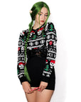 Too Fast | Skulls Ho Ho Ho Knit Christmas Sweater