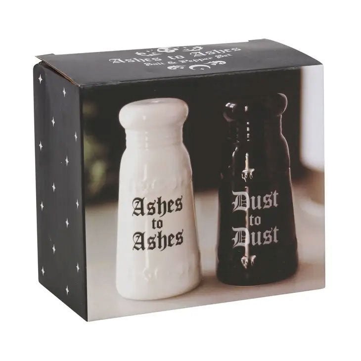 Too Fast | Something Different | Ashes to Ashes Salt and Pepper Set