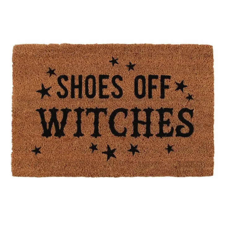 Too Fast | Something Different | Shoes Off Witches Natural Doormat