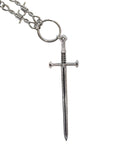 Too Fast | Switchblade Stiletto | Sword Barbwire Necklace