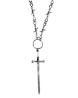 Too Fast | Switchblade Stiletto | Sword Barbwire Necklace